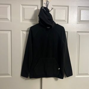 C7- DSG Black Pullover Fleece Long Sleeve Hoodie Pouch Pocket Sweatshirt Size XL